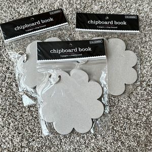 Chipboard Book — 3 Total
